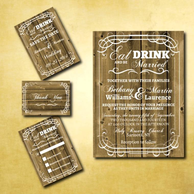 Unique Western Invitations