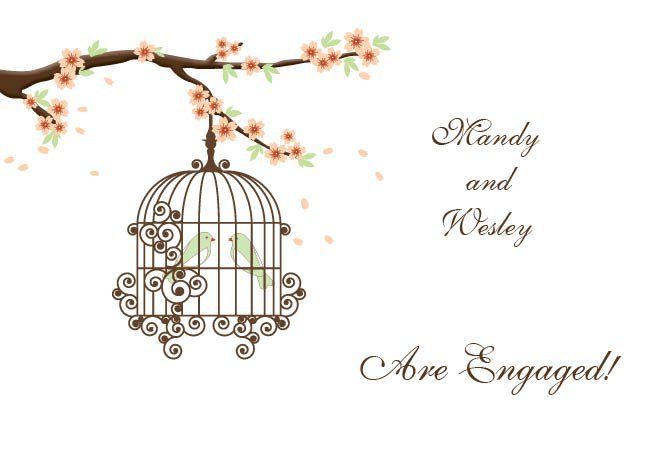 Unusual Engagement Party Invitations