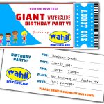 Water Party Invitations