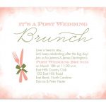 Bridal Brunch Invitation Wording