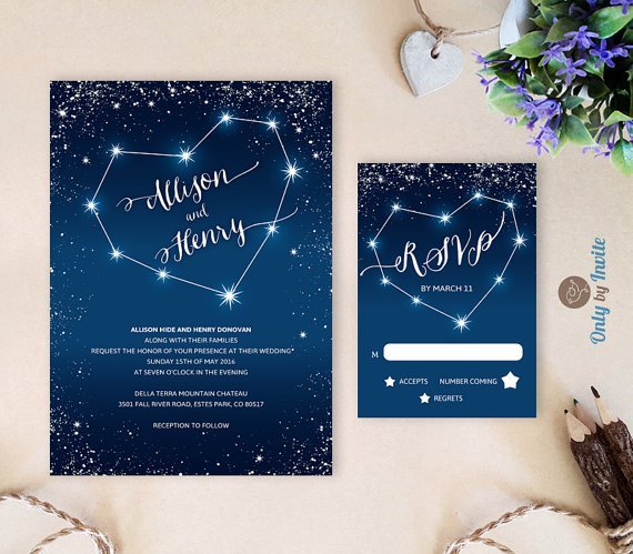 Wedding Invitation Sets Etsy