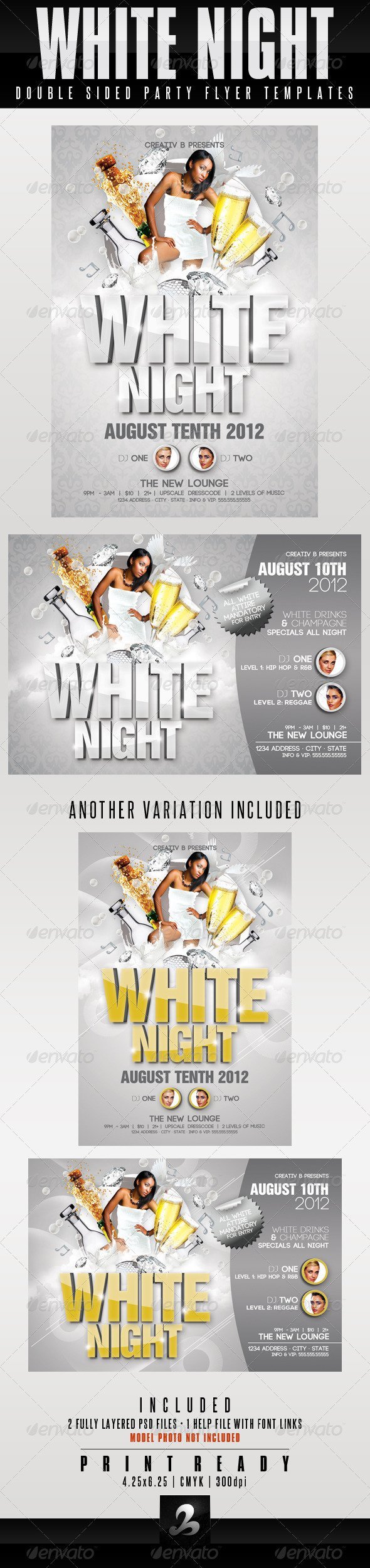 White Party Invitations - Invitation Design Blog