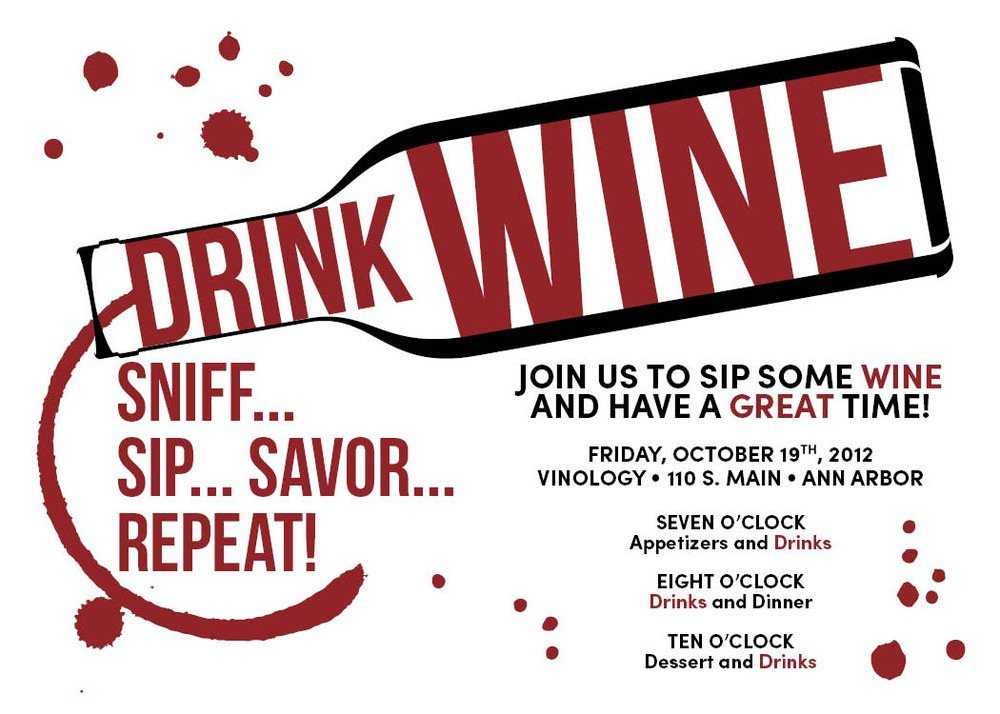 Wine Party Invitations Templates
