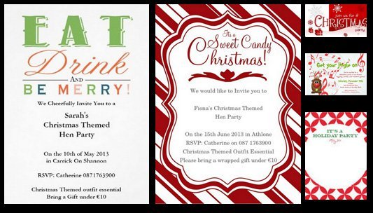 Xmas Party Invitations