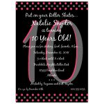 10 Girls Birthday Invitation Wording