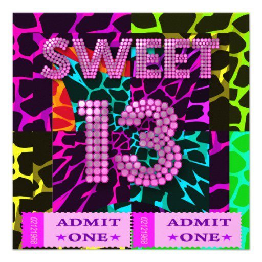 13th Birthday Party Invitations For Girls