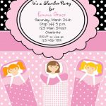 13th Birthday Sleep Over Invitations