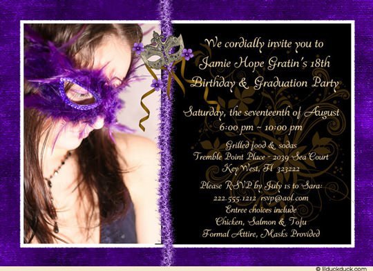 18th Birthday Invitations