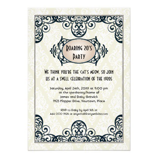 1920s Party Invitation Templates 1920s-party-invitation-templates