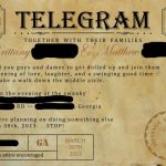 1920s Invitation Wording