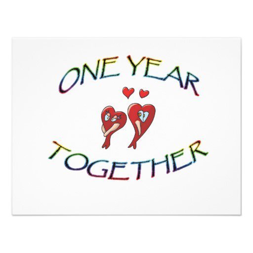 1st Anniversary Invitations