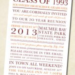 High School Reunion Invitation Wording