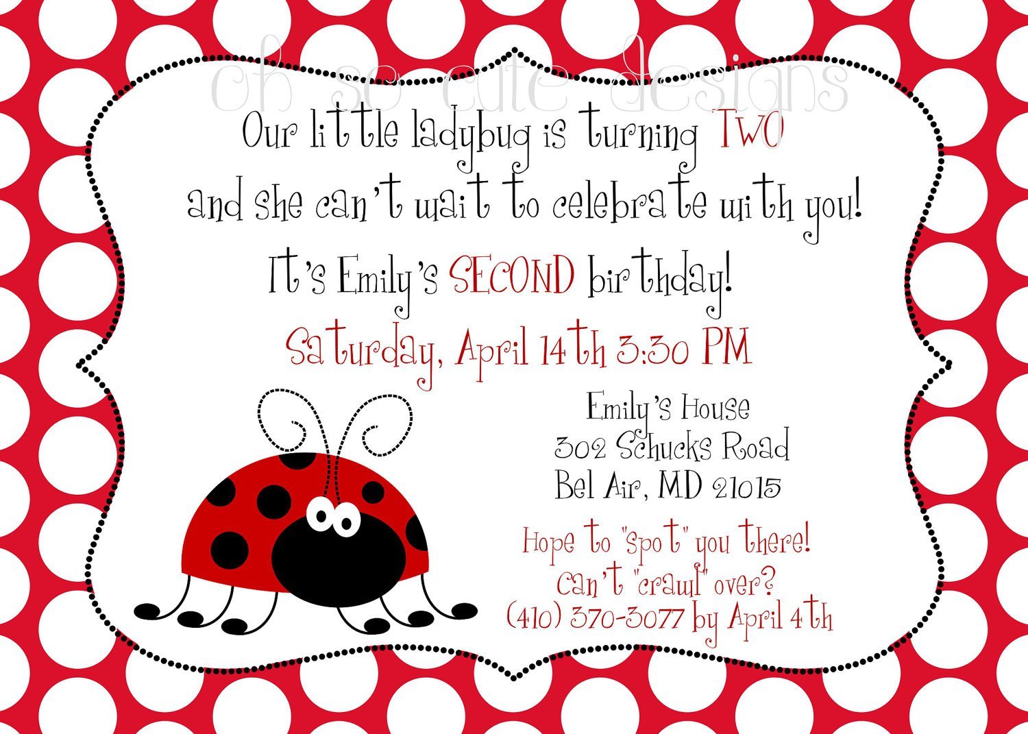 2nd Birthday Party Invitation Wording
