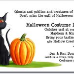 3D Halloween Invitations
