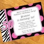 Fabulous 50th Birthday Invitation Wording