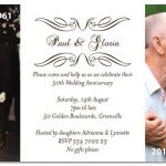 Anniversary Open House Invitations