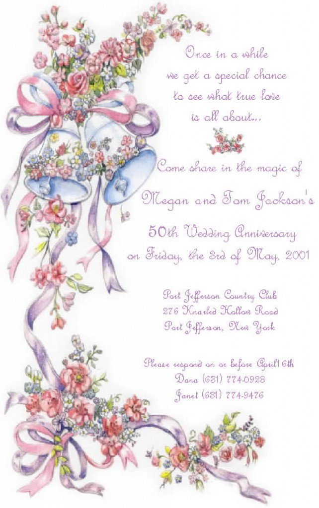 50th Birthday Party Invitations Free