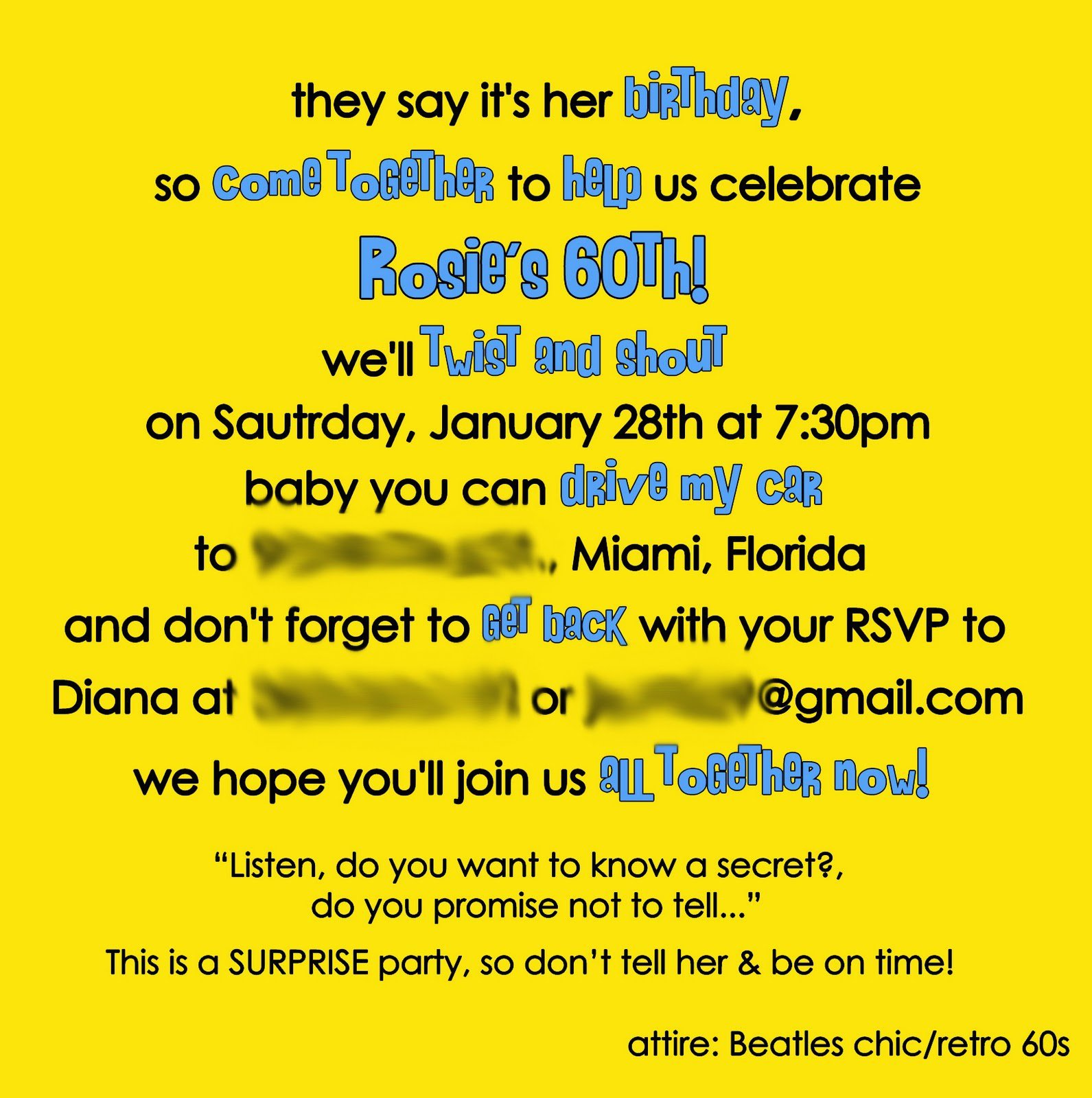 60th Birthday Invitation Wording For Mom