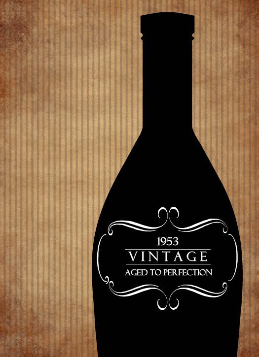 60th Birthday Invitations Aged To Perfection