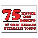 75 Years Old Birthday Invitations