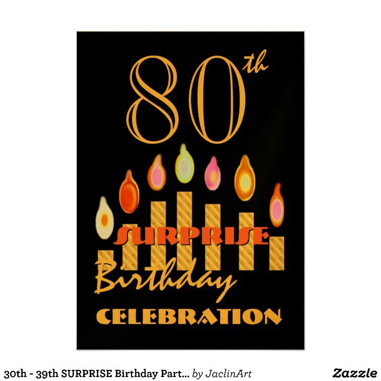 80th Birthday Invitation Wording Suggestions