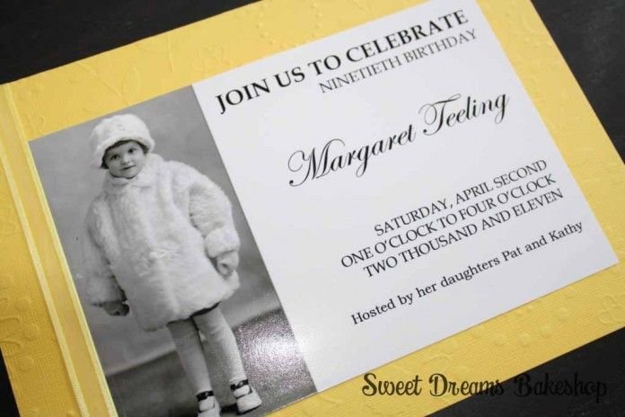 90th Birthday Invitations