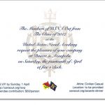 Academic Banquet Invitations