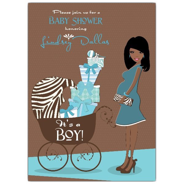 African American Baby Shower Invitations Free