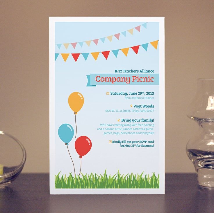 Annual Company Picnic Invitations