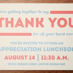 Appreciation Invitation Samples