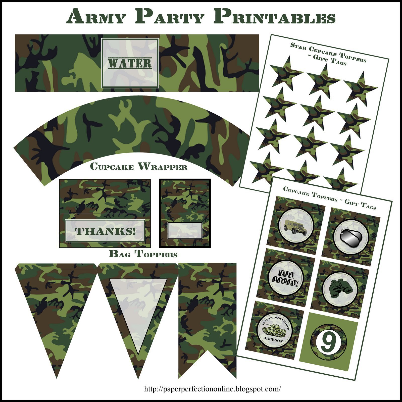 Army Birthday Invitations Free Printable