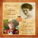 Fall First Birthday Invitations