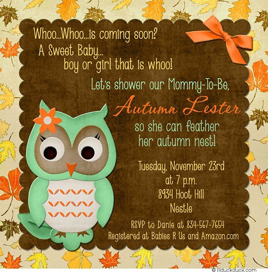 Autumn Invitations