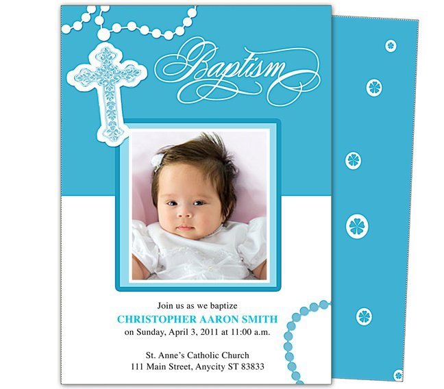 Baby Christening Invitations