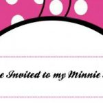 Baby Minnie Party Invitations