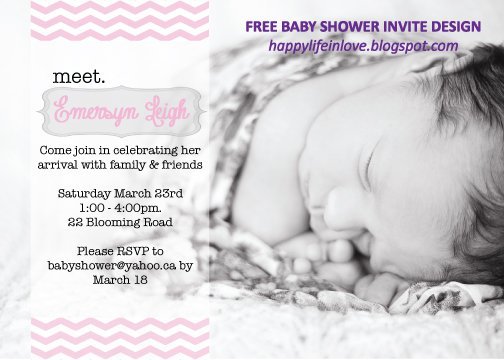 Baby Shower Invitation Pdf Template