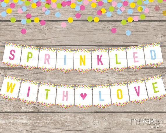 Baby Sprinkle Invitations Girl