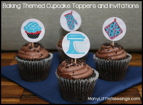 Baking Birthday Party Invitations Free