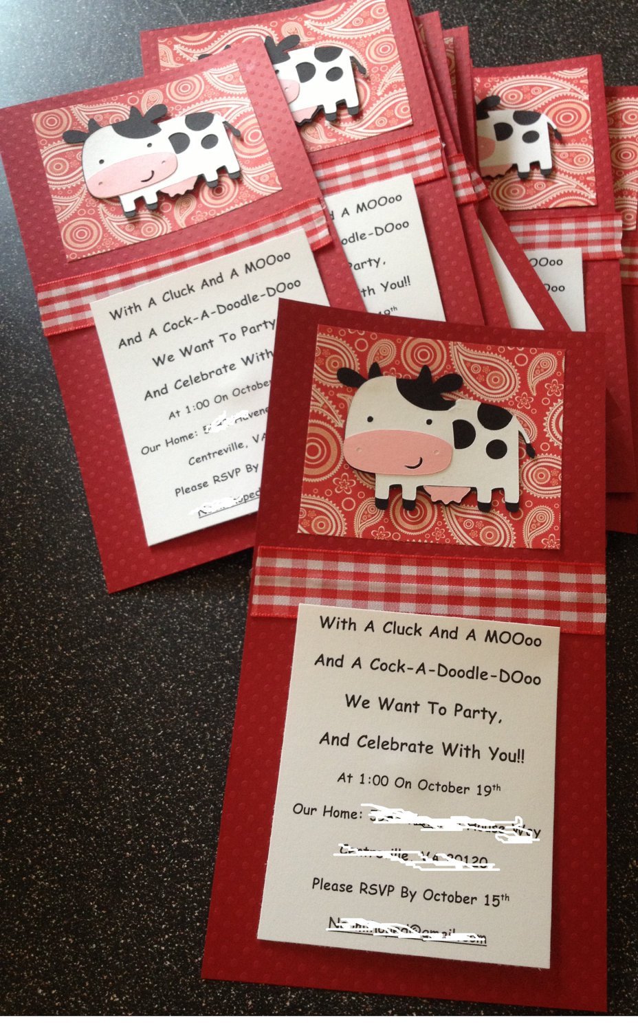 Barnyard Birthday Invitations