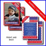 Baseball 1st Birthday Invitations