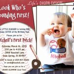 Baseball Party Invitation Wording