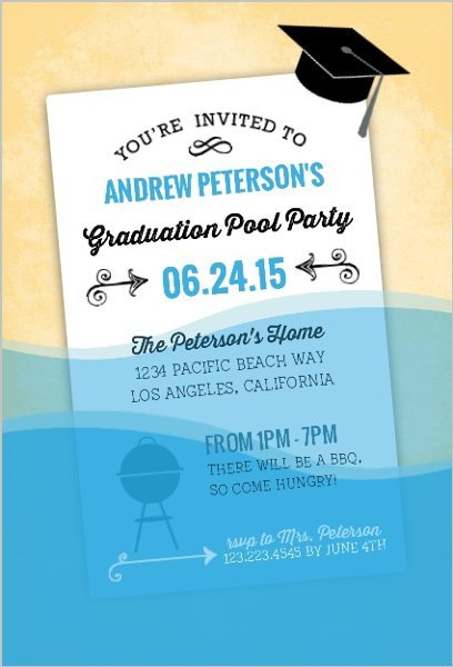 Bbq Graduation Invitation Wording