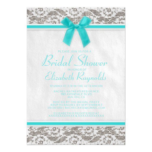 Beach Bridal Shower Invitations Templates