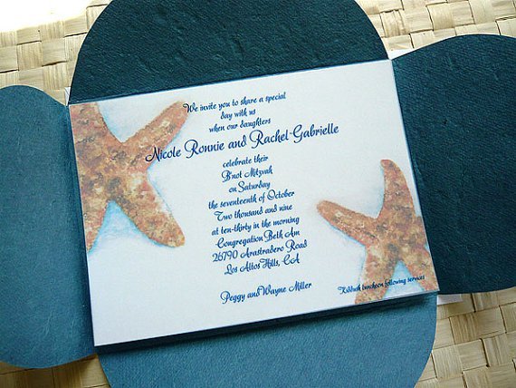 Beach Wedding Invitation Sets