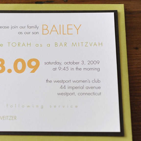 Beautiful Bat Mitzvah Invitations