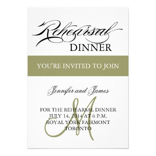Best Online Rehearsal Dinner Invitations