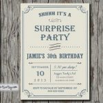 Girls Birthday Party Invitations Surprise