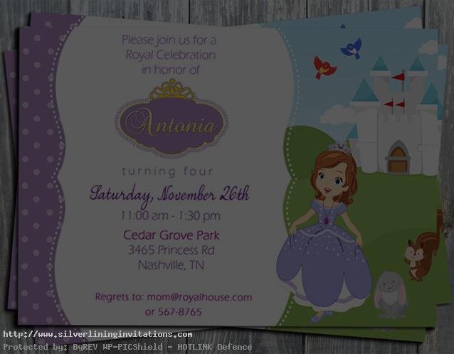 Birthday Party Scroll Invitations