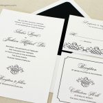 Blush Black And White Invitations
