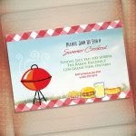 Blank Cookout Invitations